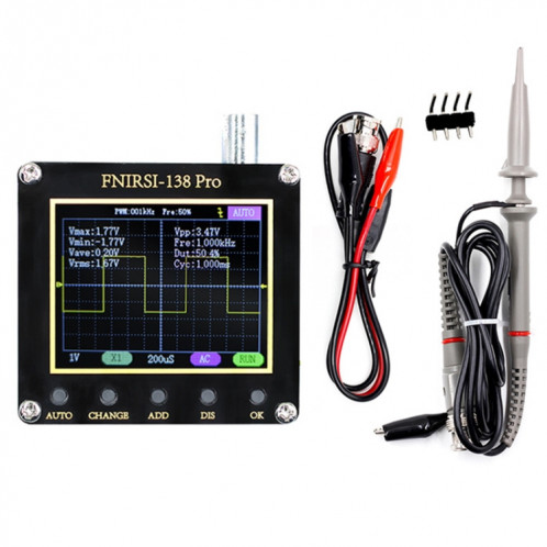 Petit oscilloscope numérique portatif de maintenance pédagogique FNIRSI, spécification : mise à niveau sans batterie SF60021135-012